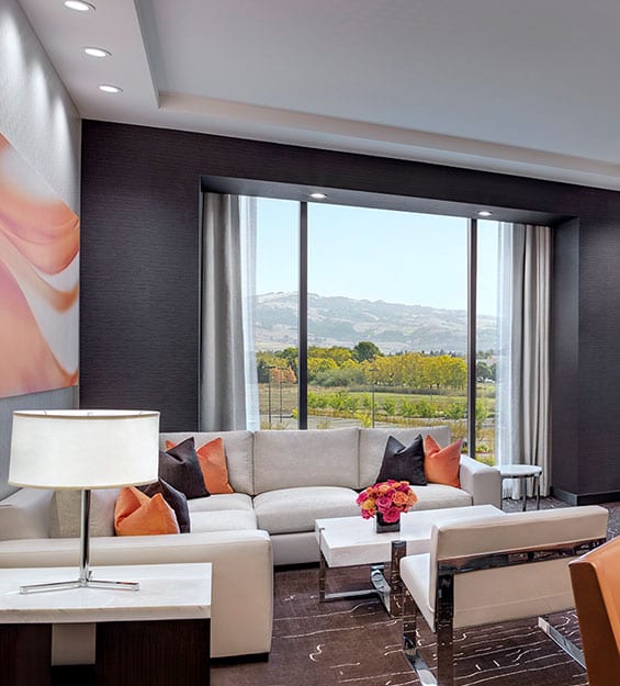 Interior of Premium Double Queen Suite