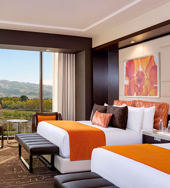 Interior of Premium Double Queen Suite