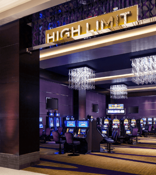 Exterior photo of the High Limit Slots Room